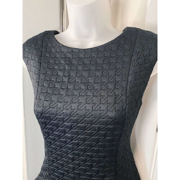 NEW Ali Ro Quilted Black Mini Dress Size 8 - Picture 2 of 4